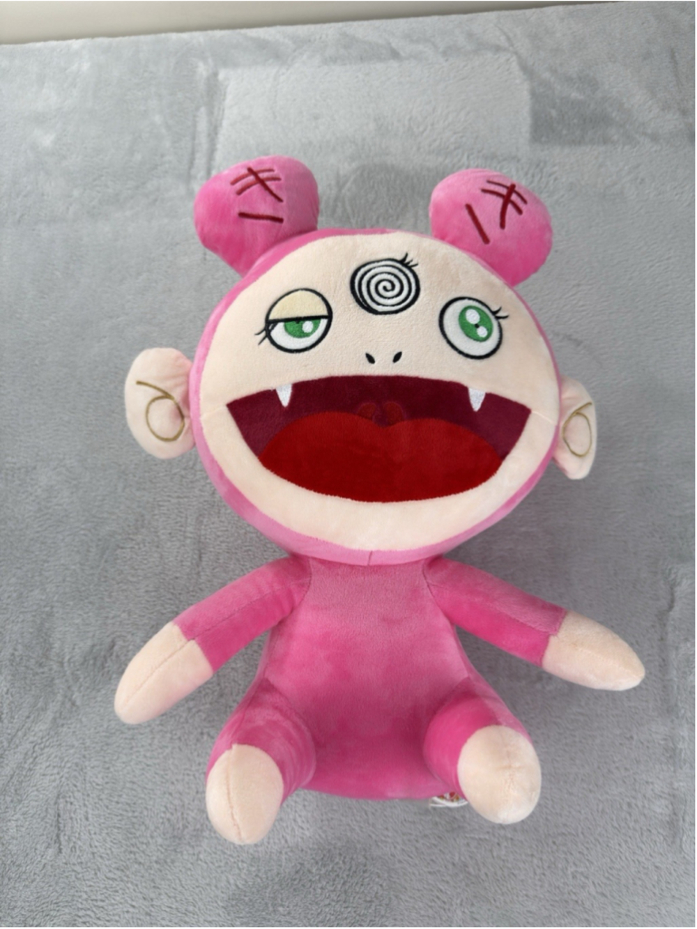 Takashi Murakami Kaikai Kiki Plush Pink 18 Inch